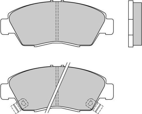 E.T.F. 12-0547 - Brake Pad Set, disc brake autospares.lv