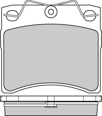 Triscan P 85 027 - Brake Pad Set, disc brake autospares.lv