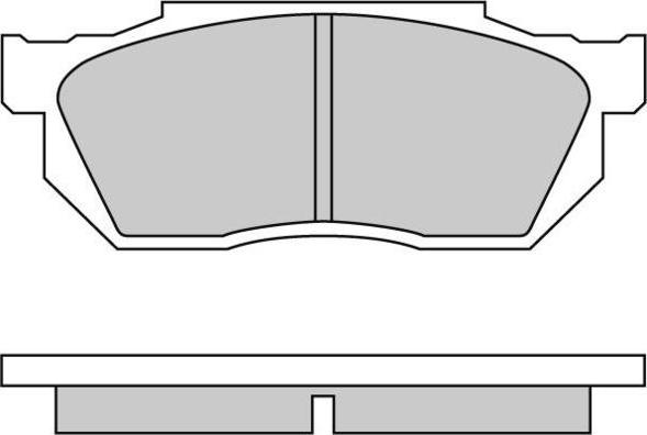 BOSCH 0 986 AB2 664 - Brake Pad Set, disc brake autospares.lv