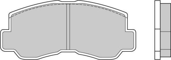 E.T.F. 12-0508 - Brake Pad Set, disc brake autospares.lv