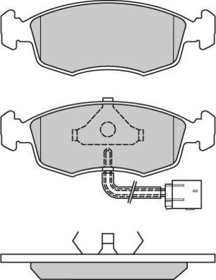 E.T.F. 12-0583 - Brake Pad Set, disc brake autospares.lv