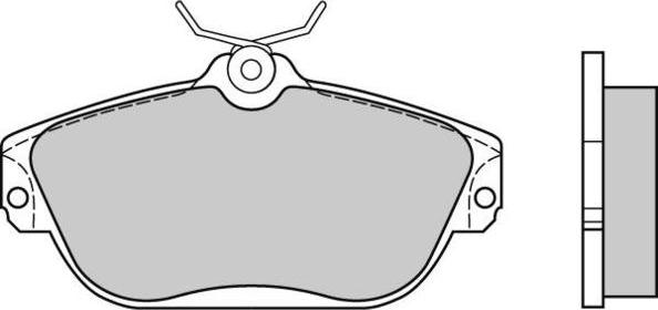 E.T.F. 12-0582 - Brake Pad Set, disc brake autospares.lv