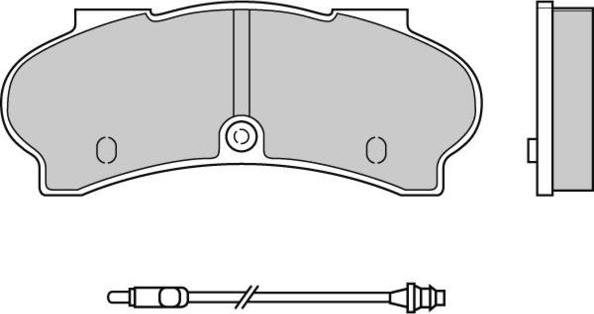 E.T.F. 12-0524 - Brake Pad Set, disc brake autospares.lv