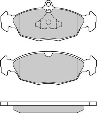 E.T.F. 12-0520 - Brake Pad Set, disc brake autospares.lv