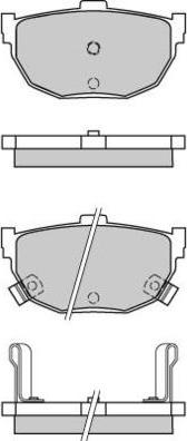 E.T.F. 12-0570 - Brake Pad Set, disc brake autospares.lv