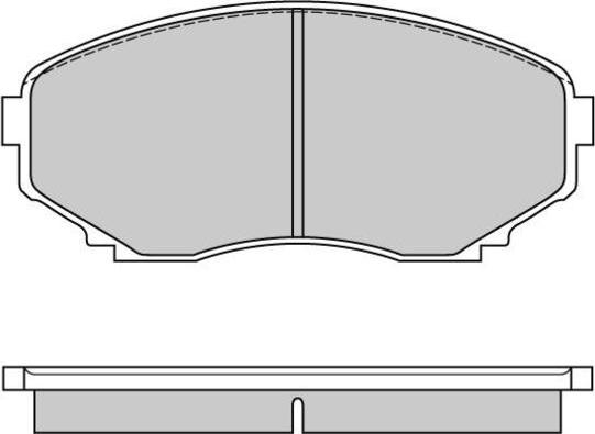 E.T.F. 12-0578 - Brake Pad Set, disc brake autospares.lv