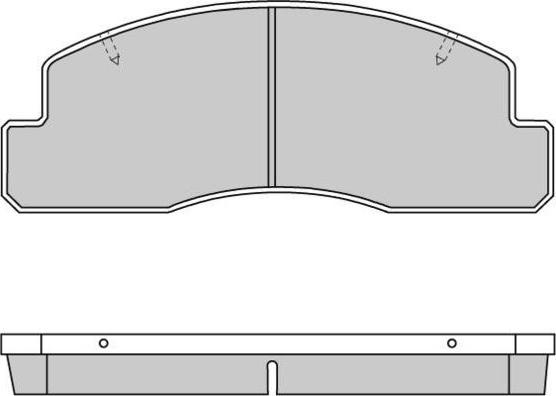 E.T.F. 12-0696 - Brake Pad Set, disc brake autospares.lv