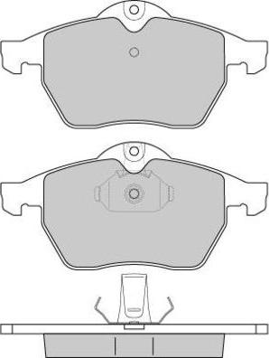 E.T.F. 12-0692 - Brake Pad Set, disc brake autospares.lv