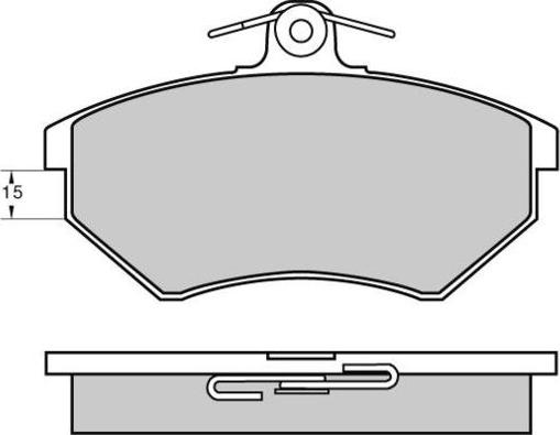 Automotor France ABP3031 - Brake Pad Set, disc brake autospares.lv