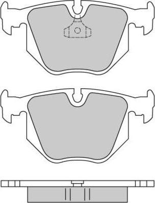 BRAYMANN BBP0122 - Brake Pad Set, disc brake autospares.lv