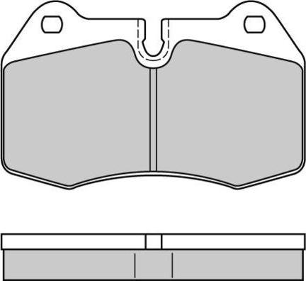 E.T.F. 12-0660 - Brake Pad Set, disc brake autospares.lv