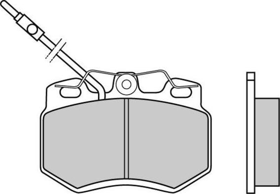 E.T.F. 12-0604 - Brake Pad Set, disc brake autospares.lv