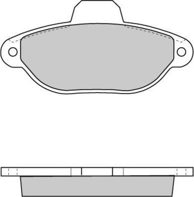 E.T.F. 12-0600 - Brake Pad Set, disc brake autospares.lv