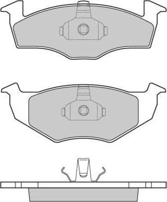 E.T.F. 12-0682 - Brake Pad Set, disc brake autospares.lv