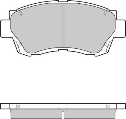 E.T.F. 12-0635 - Brake Pad Set, disc brake autospares.lv