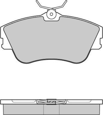 E.T.F. 12-0625 - Brake Pad Set, disc brake autospares.lv