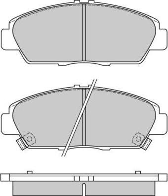 E.T.F. 12-0621 - Brake Pad Set, disc brake autospares.lv