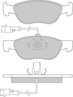 Quinton Hazell 858701 - Brake Pad Set, disc brake autospares.lv