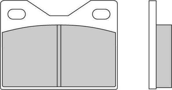 E.T.F. 12-0041 - Brake Pad Set, disc brake autospares.lv