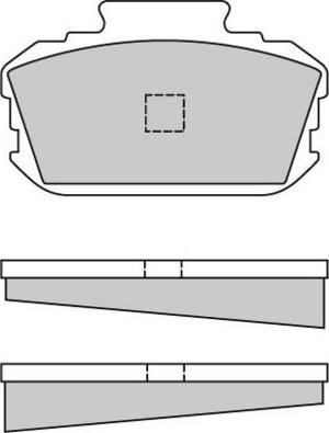 E.T.F. 12-0048 - Brake Pad Set, disc brake autospares.lv