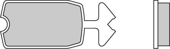 E.T.F. 12-0039 - Brake Pad Set, disc brake autospares.lv