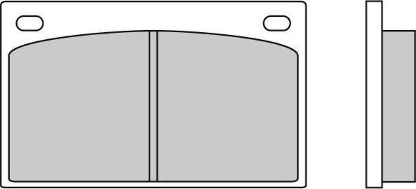 E.T.F. 12-0035 - Brake Pad Set, disc brake autospares.lv