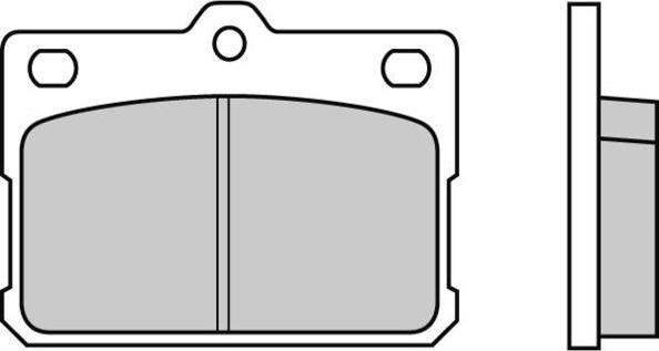 E.T.F. 12-0198 - Brake Pad Set, disc brake autospares.lv