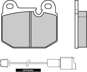 E.T.F. 12-0144 - Brake Pad Set, disc brake autospares.lv