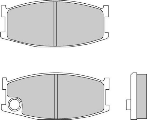 E.T.F. 12-0152 - Brake Pad Set, disc brake autospares.lv