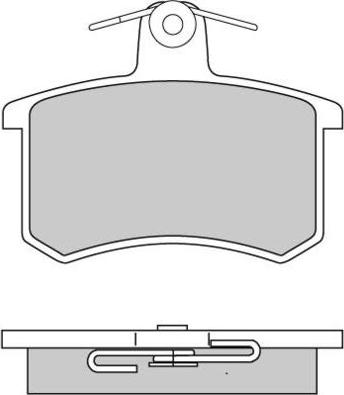 E.T.F. 12-0187 - Brake Pad Set, disc brake autospares.lv