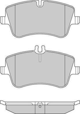 E.T.F. 12-0896 - Brake Pad Set, disc brake autospares.lv