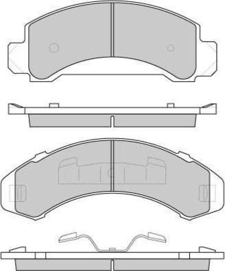 E.T.F. 12-0840 - Brake Pad Set, disc brake autospares.lv