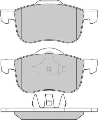 E.T.F. 12-0842 - Brake Pad Set, disc brake autospares.lv