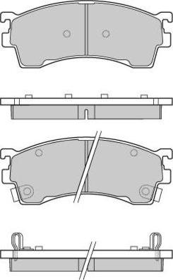 E.T.F. 12-0864 - Brake Pad Set, disc brake autospares.lv