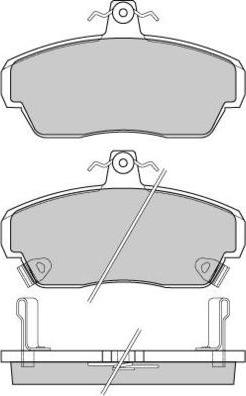 Ferodo FSL1291 - Brake Pad Set, disc brake autospares.lv