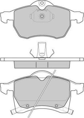 Metzger 068302 - Brake Pad Set, disc brake autospares.lv