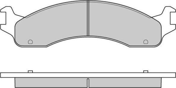 E.T.F. 12-0830 - Brake Pad Set, disc brake autospares.lv