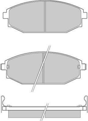 E.T.F. 12-0871 - Brake Pad Set, disc brake autospares.lv