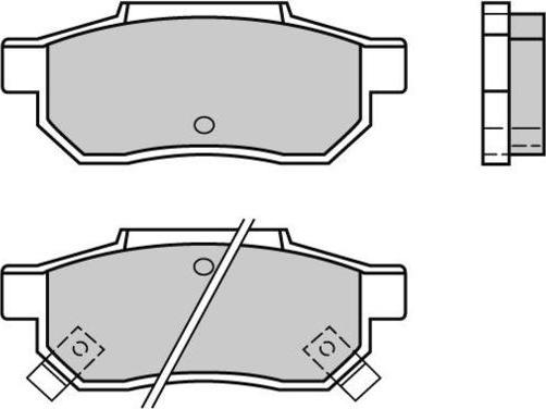 Unipart UGCGBP1161AF - Brake Pad Set, disc brake autospares.lv