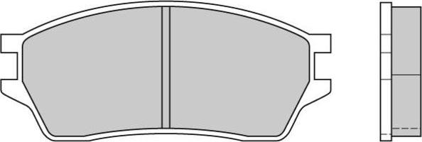 E.T.F. 12-0391 - Brake Pad Set, disc brake autospares.lv