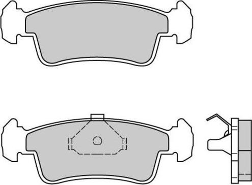 Herth+Buss Jakoparts J3608014 - Brake Pad Set, disc brake autospares.lv