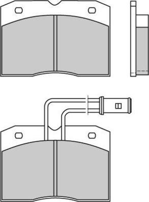 E.T.F. 12-0363 - Brake Pad Set, disc brake autospares.lv