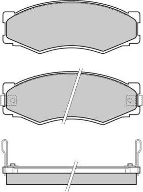 E.T.F. 12-0301 - Brake Pad Set, disc brake autospares.lv