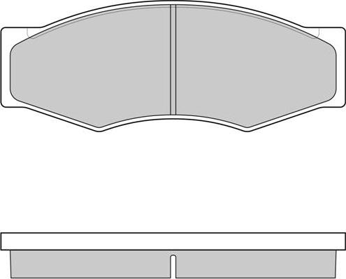 E.T.F. 12-0302 - Brake Pad Set, disc brake autospares.lv