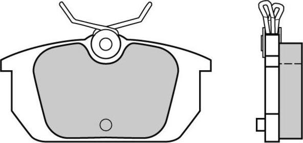 E.T.F. 12-0313 - Brake Pad Set, disc brake autospares.lv