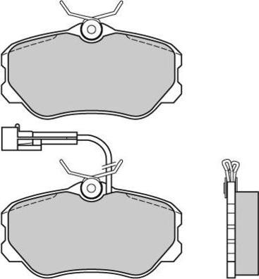 E.T.F. 12-0385 - Brake Pad Set, disc brake autospares.lv