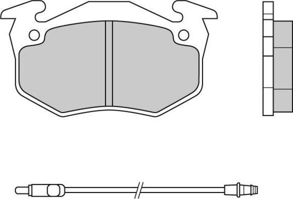 E.T.F. 12-0334 - Brake Pad Set, disc brake autospares.lv