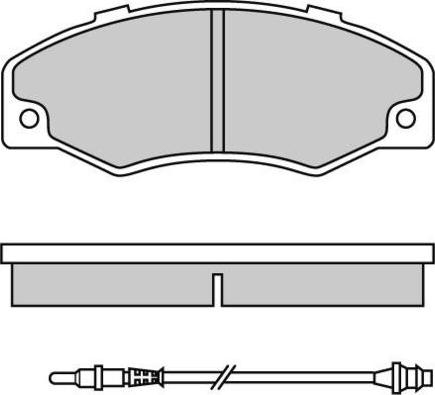 E.T.F. 12-0320 - Brake Pad Set, disc brake autospares.lv