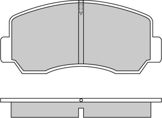 E.T.F. 12-0296 - Brake Pad Set, disc brake autospares.lv