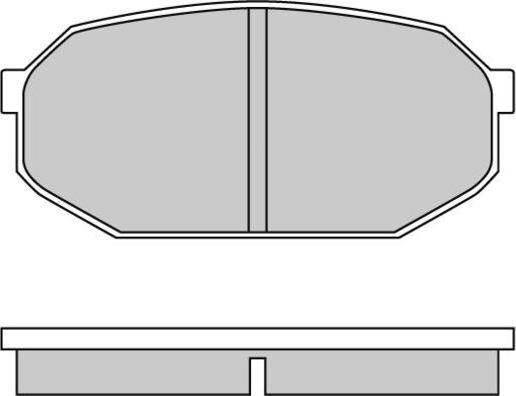 Mintex MDB1210 - Brake Pad Set, disc brake autospares.lv